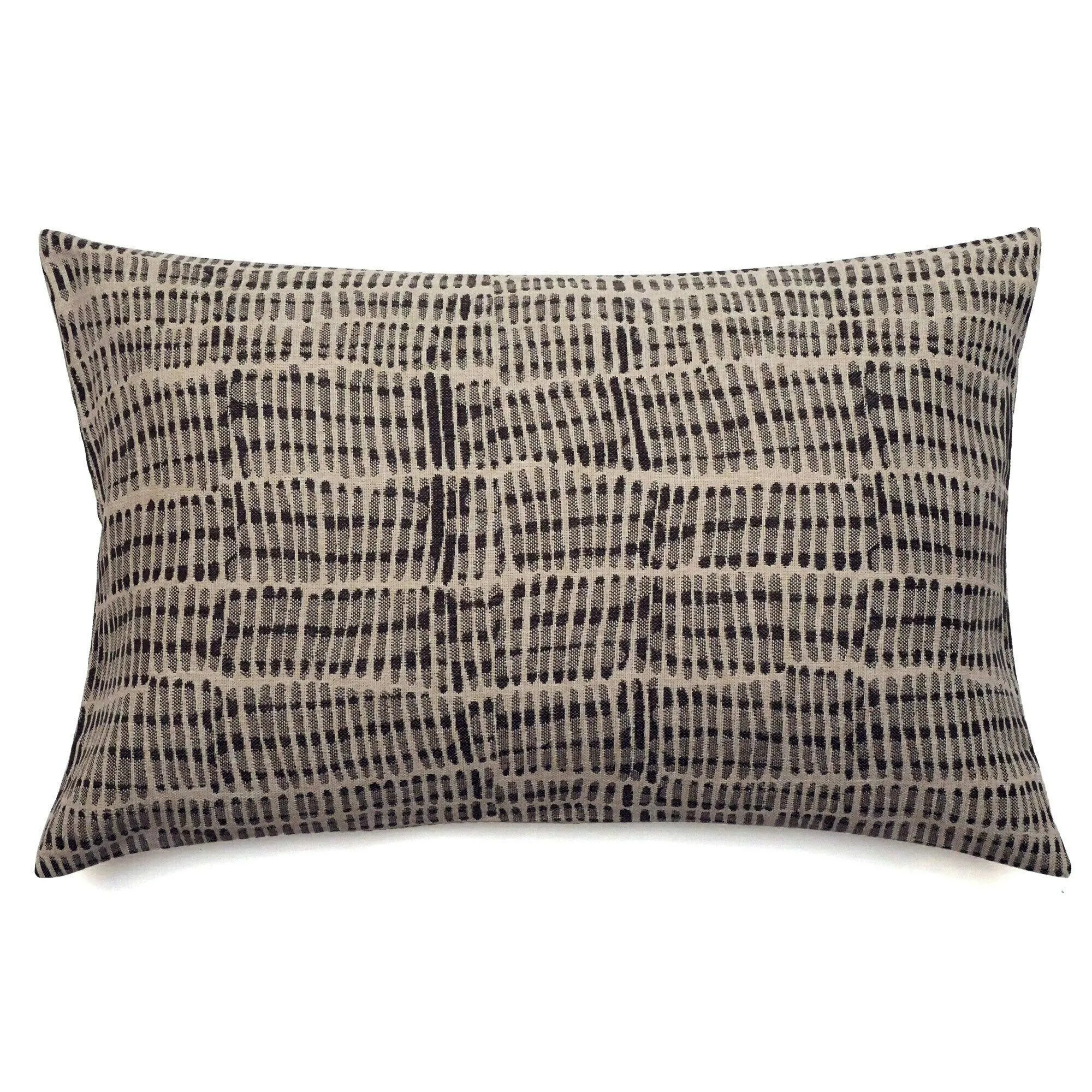 Housse de coussin 40x60 cm SANTORIN zip étanche beige Chanvre