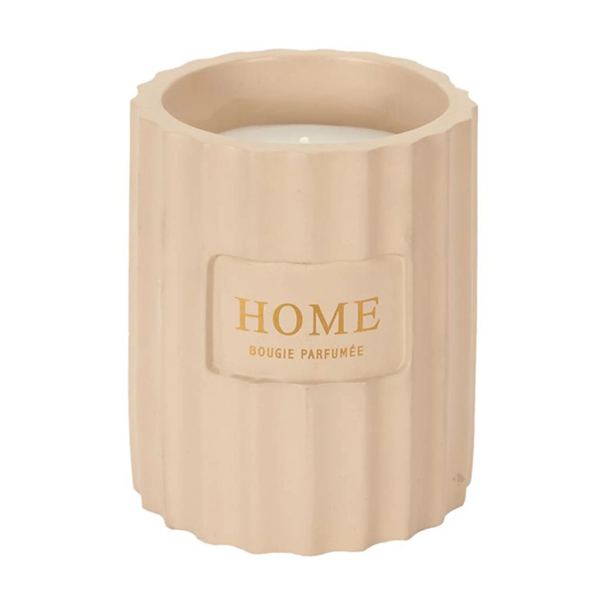 Bougie parfumée CIMENT senteur framboise rose