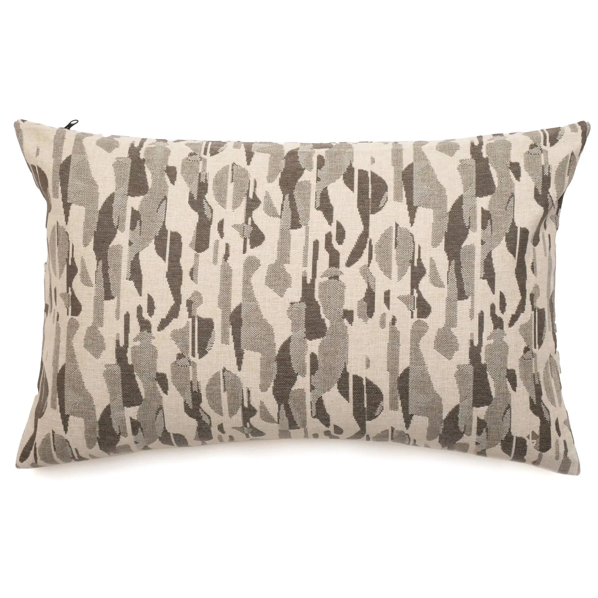 Housse de coussin 40x60 cm collection KALYMNOS tissu oléfine vert chanvre