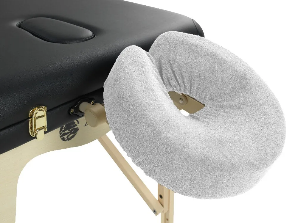 ZENGROWTH Housse pour têtière en tissu éponge blanc