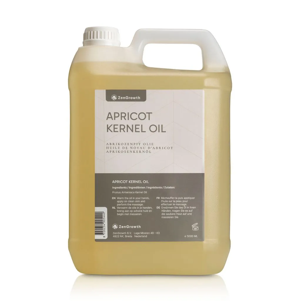 ZenGrowth Huile de noyau d'abricot 100% naturelle 5l