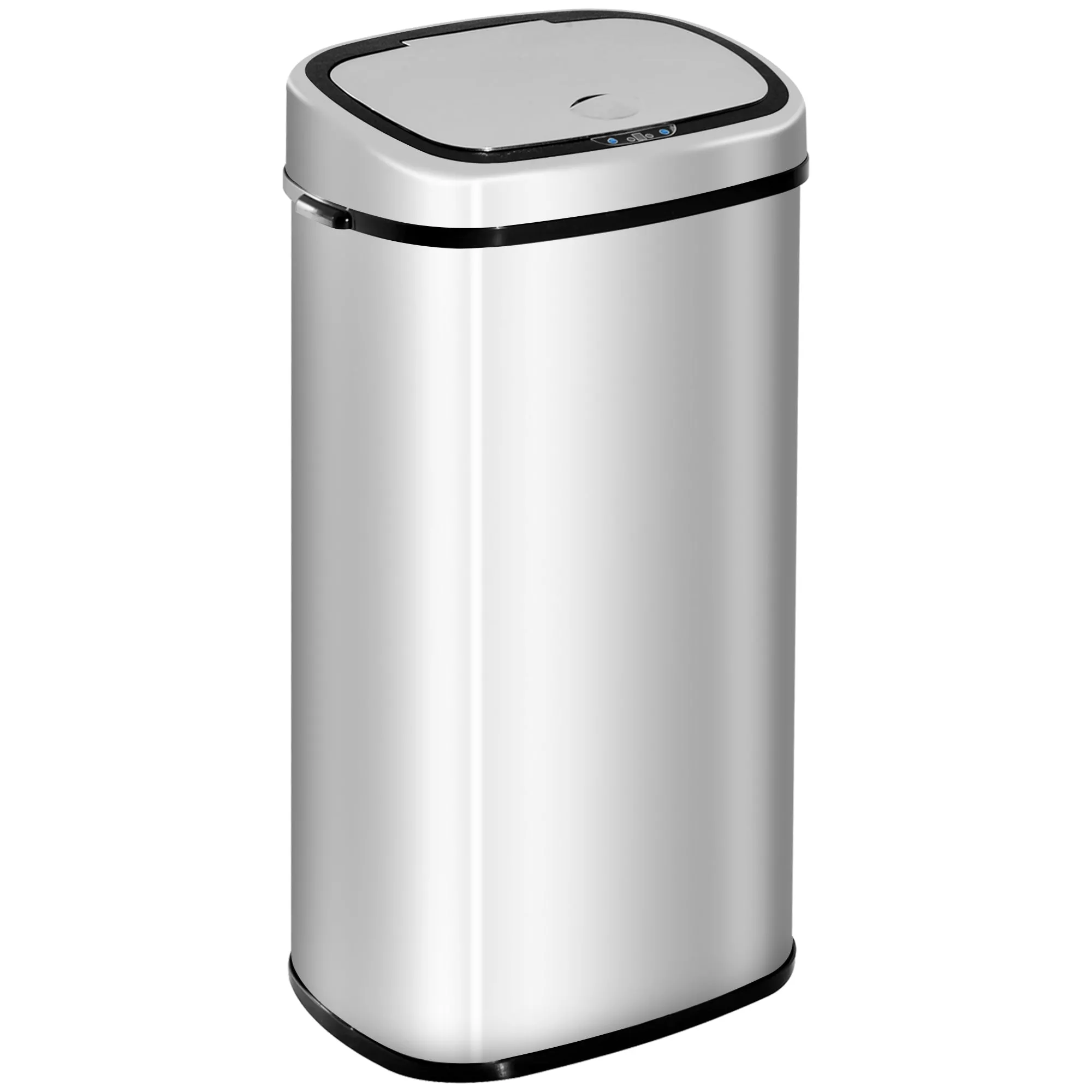 68L Sensor Dustbin Silver Stainless Steel Automatic Kitchen Waste Bin
