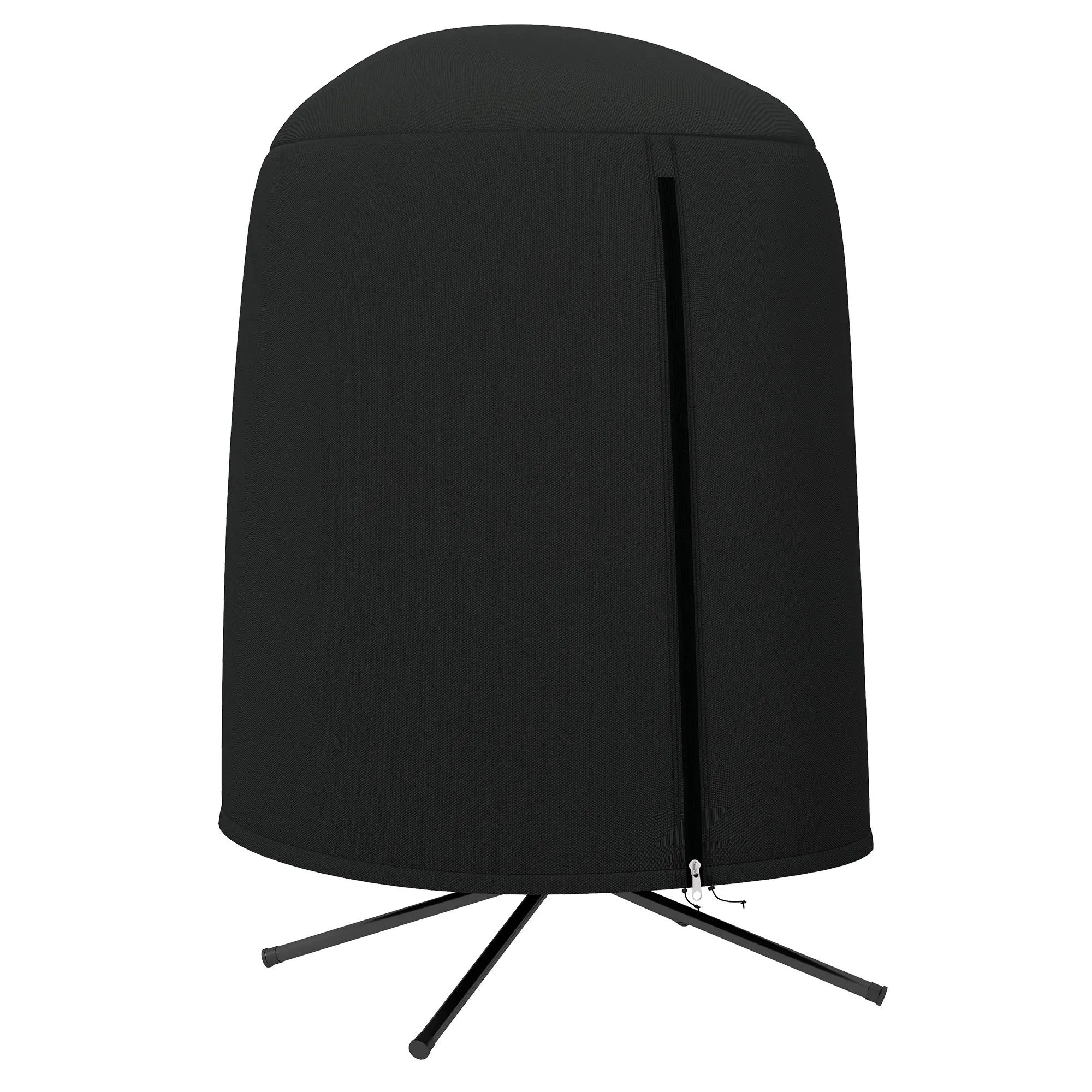 190 x Φ128cm Hanging Egg Chair Furniture Cover Black