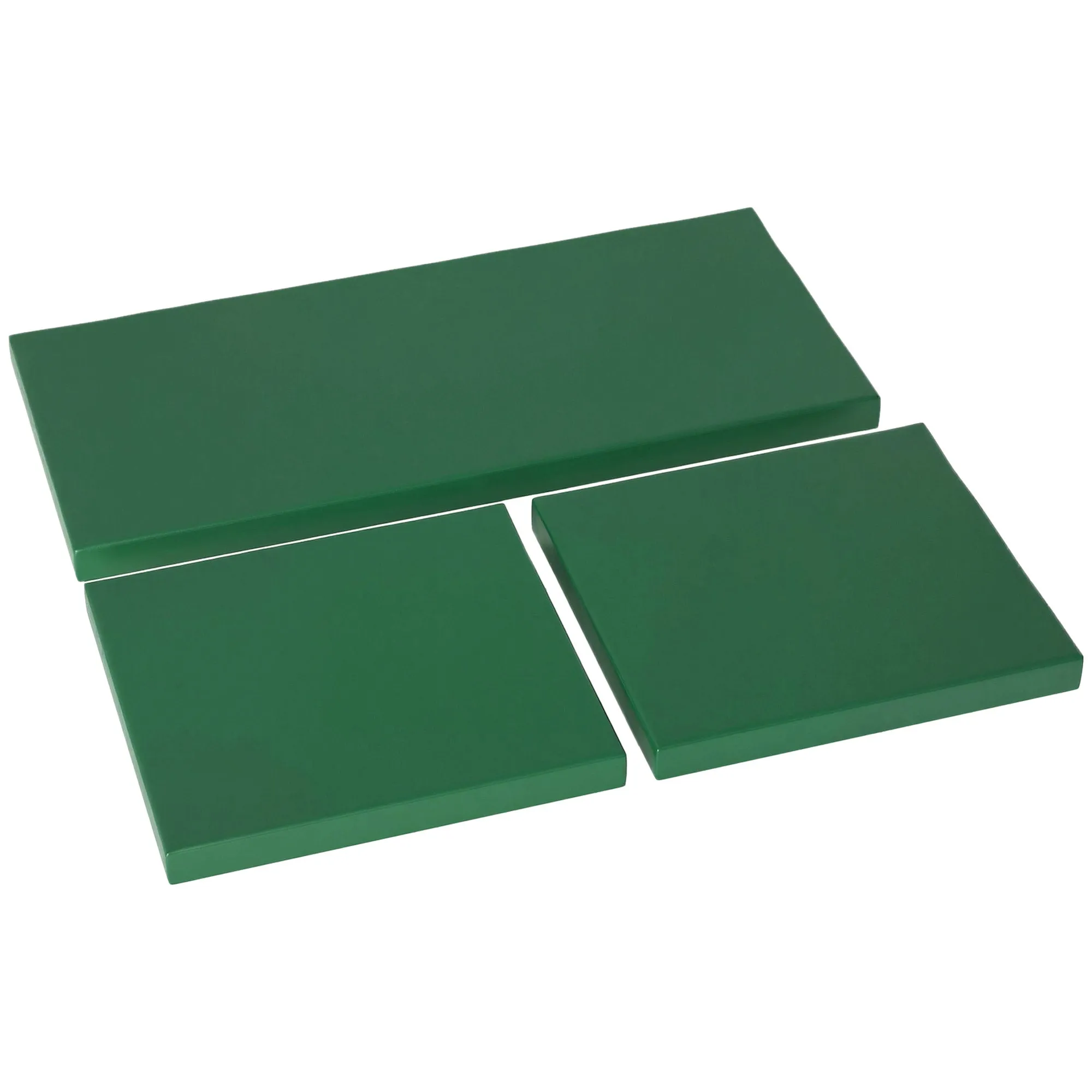 3 PCs Outdoor Seat Cushion Pads Green for Rattan Furniture Garden Furniture Cushions