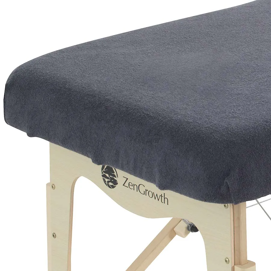 ZENGROWTH Housse table de massage sans trou visage gris