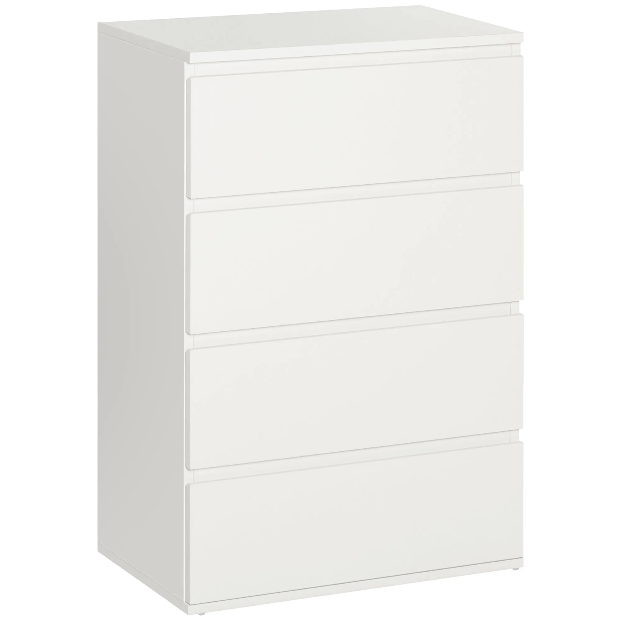 Chest of Drawers 4-Drawer Storage Cabinets Modern Dresser Storage Drawer Unit for Bedroom