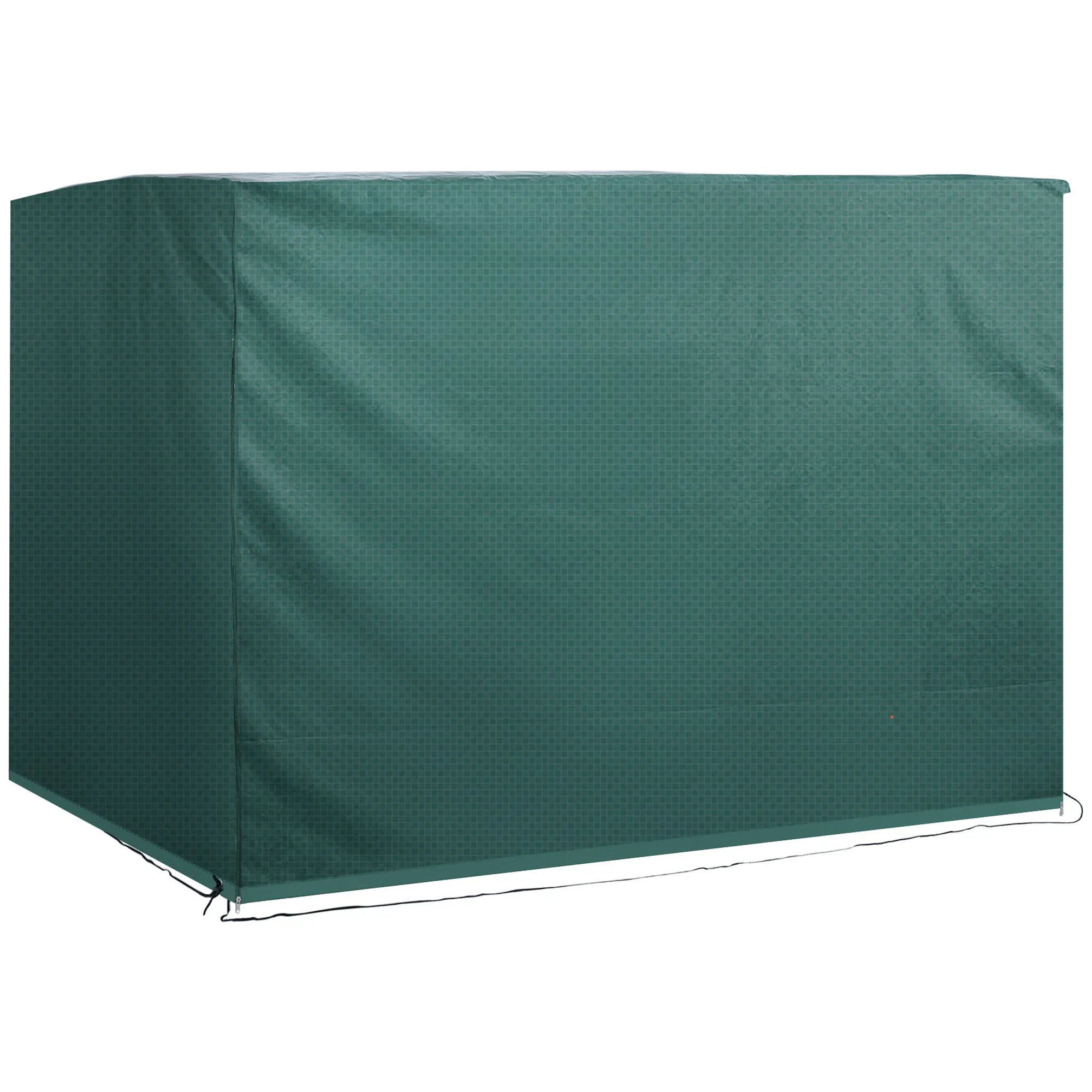 215L x 155W x 150Hcm Patio 3 Seater Swing Chair Bench Cover Dark Green Outdoor Garden Furniture Rain Protection Cover Protector Waterproof Anti-UV