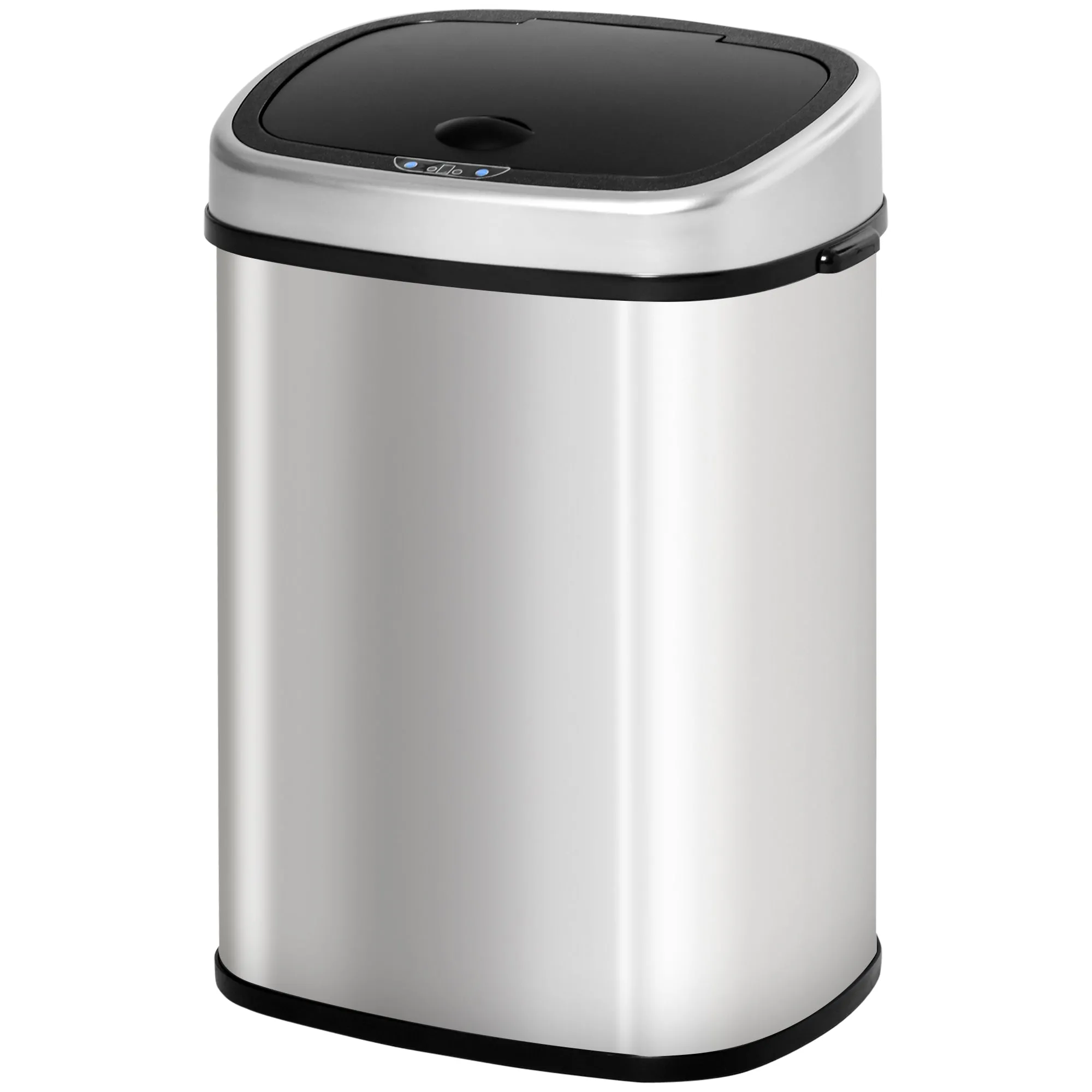 58L Stainless Steel Kitchen Sensor Dustbin Silver Automatic Touchless Rubbish Garbage Waste Bin