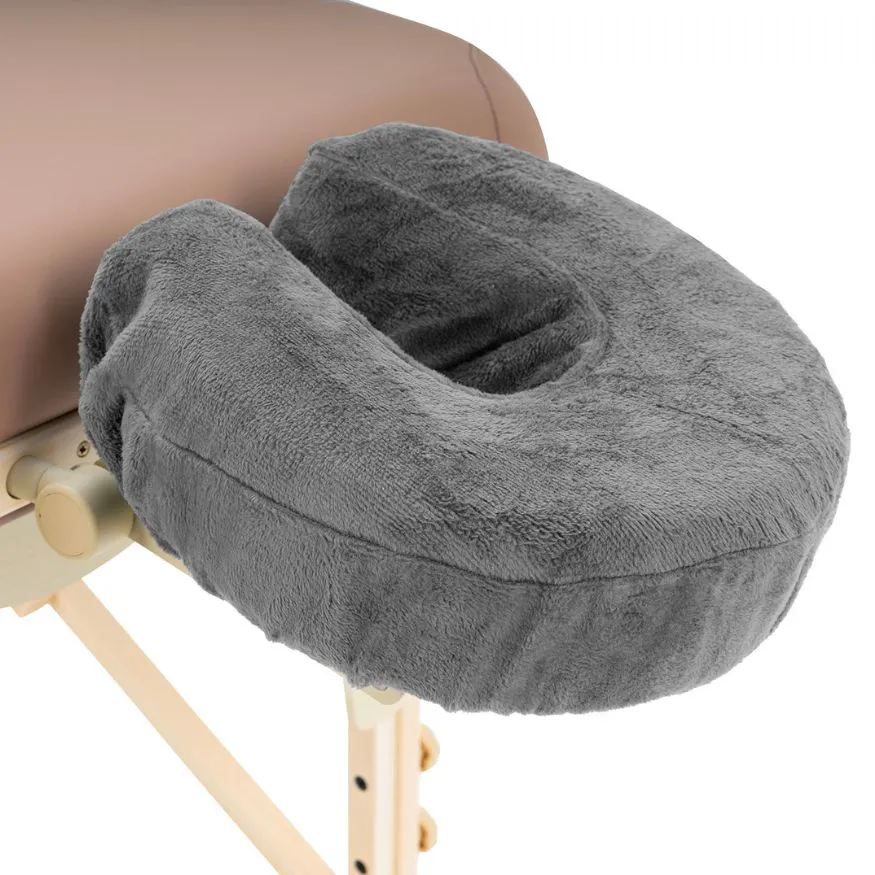 ZenGrowth Serenza Lot de 2 housses pour têtières en microfibre gris