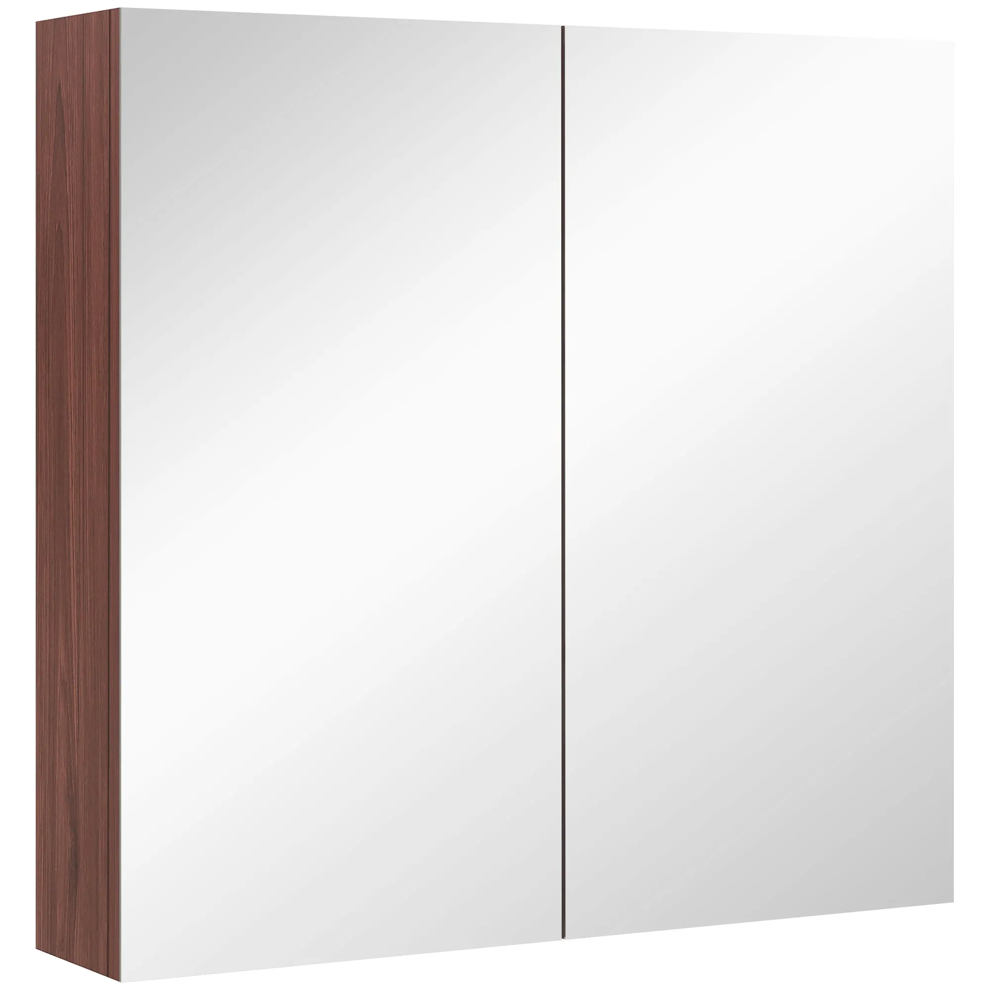 Wall Mounted Double Door Bathroom Mirror Cabinet Storage Cabinet Soft Closing 63L x 60Hcm