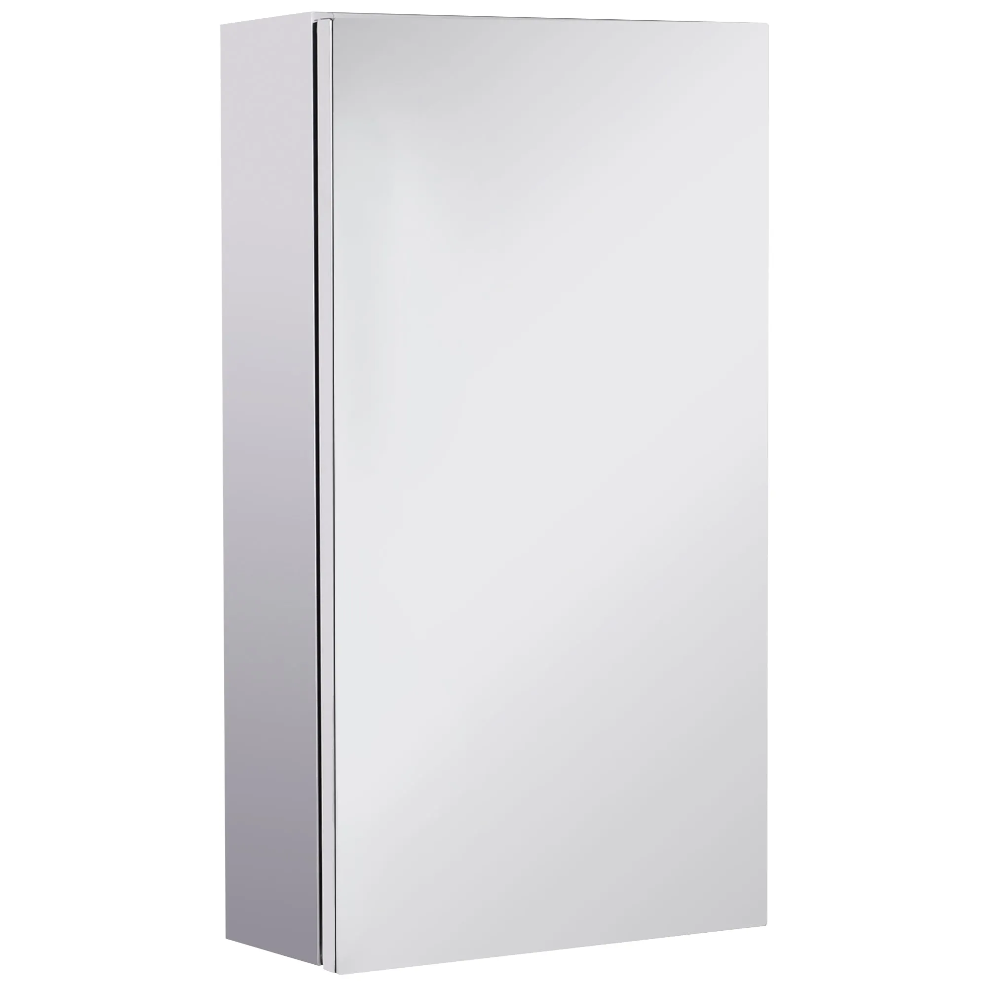 Wall-mounted Stainless Steel Bathroom Mirror Storage Cabinet 300mm W