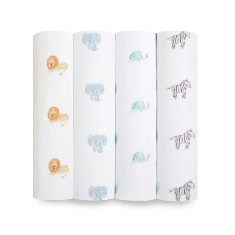 aden+anais animal kingdom organic swaddle