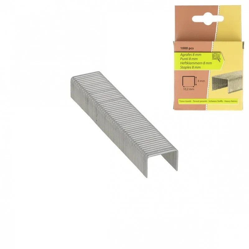 Agrafes 8mm *1000 Agrafes -