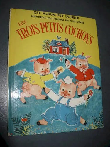 album double **les trois petits cochons-le petit chaperon rouge**. 1954