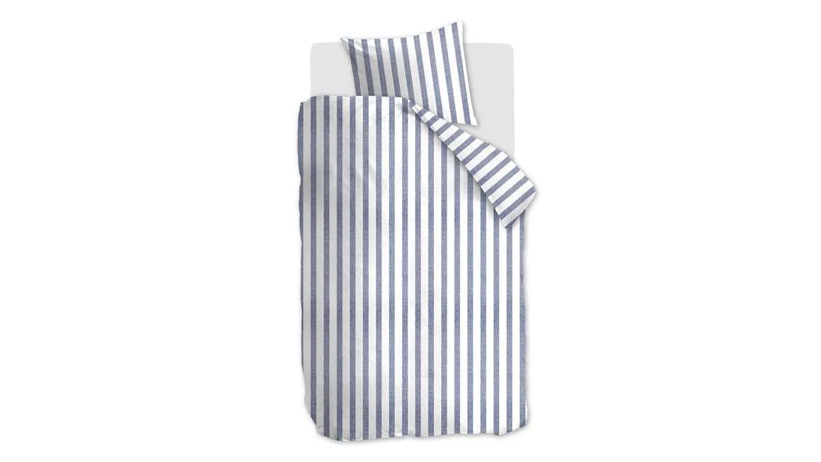 Ambiante Ally housse de couette bleu indigo