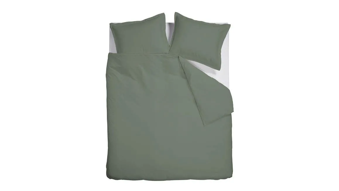 Ambiante Bambou Uni housse de couette vert