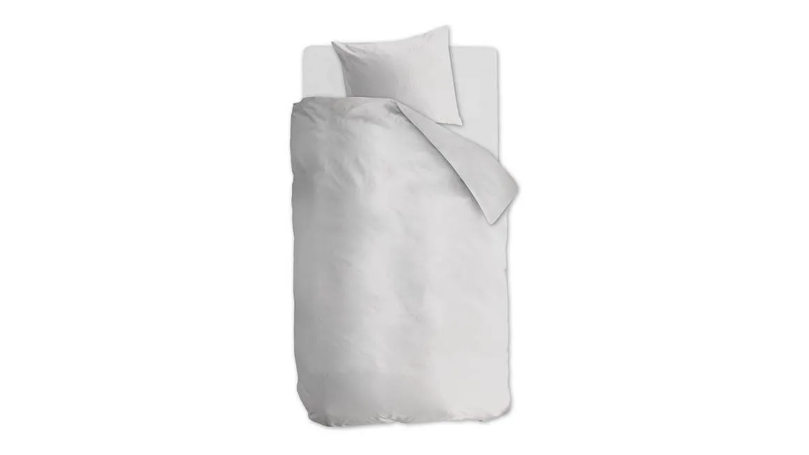 Ambiante Cotton Uni housse de couette blanc