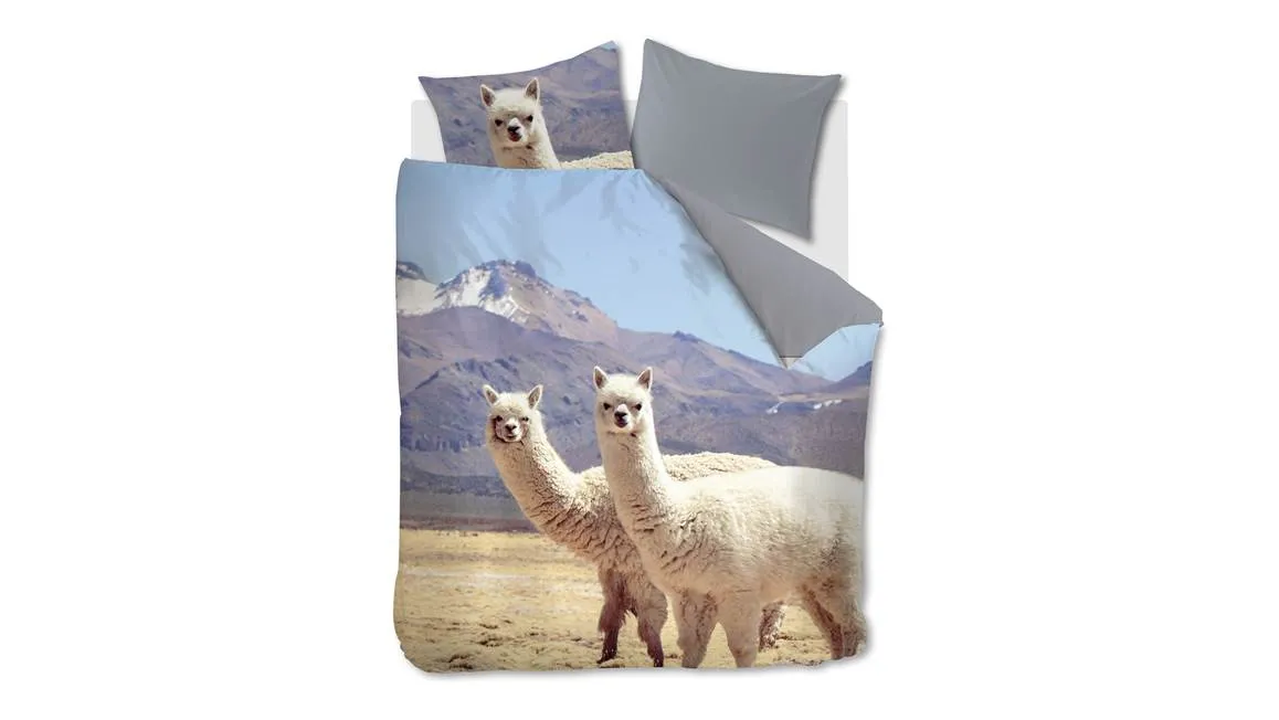 Ambiante Cusco housse de couette en flanelle multicolore