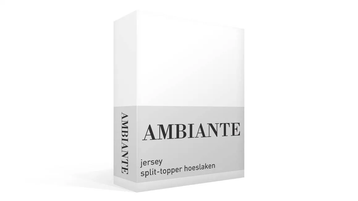 Ambiante drap-housse surmatelas TR jersey blanc