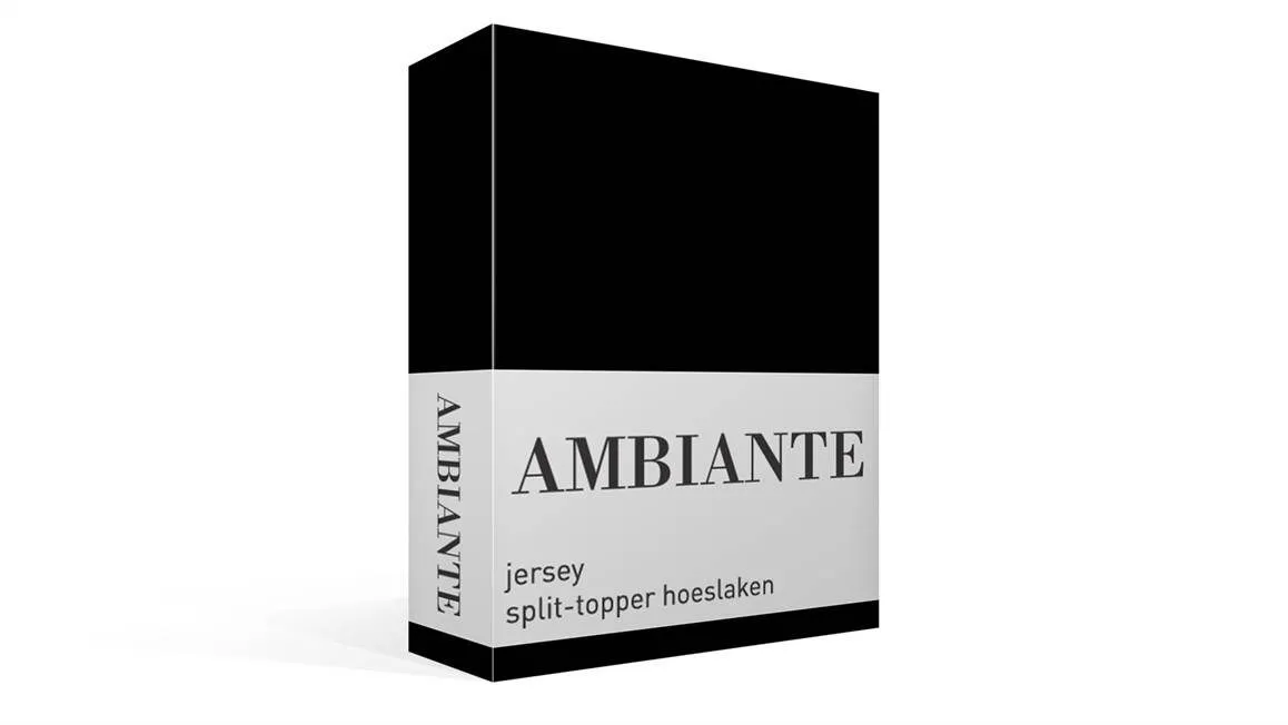 Ambiante drap-housse surmatelas TR jersey noir