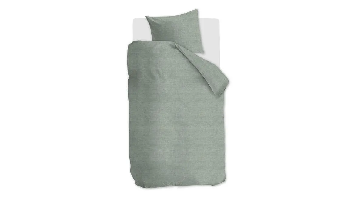 Ambiante Edo housse de couette vert kaki