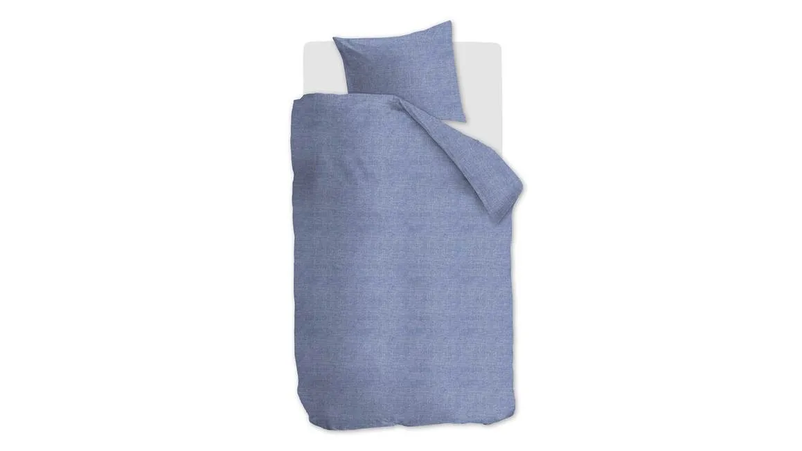 Ambiante Edo housse de couette bleu indigo
