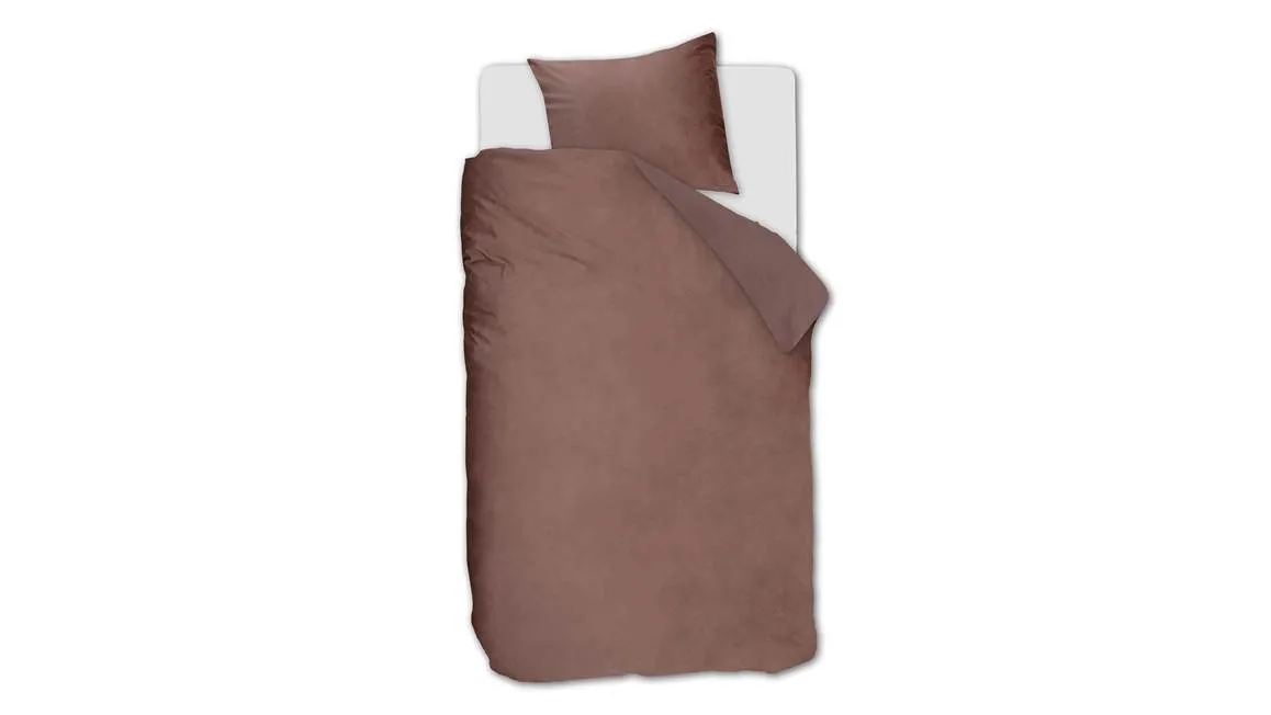 Ambiante Velvety housse de couette rose