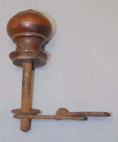 -ANCIEN BOUTON de PORTE HORLOGE COMTOISE COLLECTION déco PENDULE  D