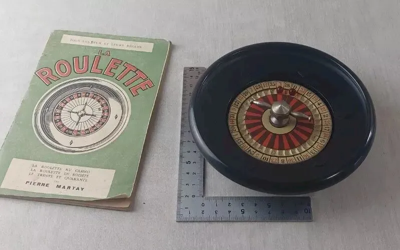 Ancien jeu, La roulette, Pierre Martay, vintage