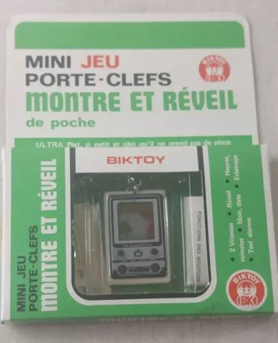 Ancien mini jeu lcd / porte clé, Biktoy BK, neuf, vintage