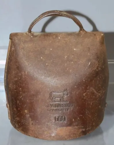 -ANCIENNE CLOCHE DEVOUASSOUD CHAMONIX 000 pour COLLIER de CHEVRE OU AUTRE