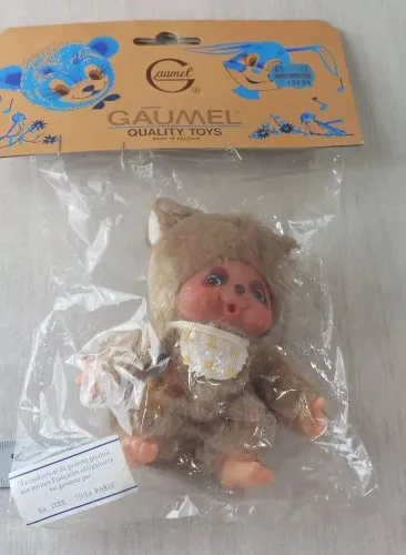 Ancienne peluche singe / Kiki, Gaumel, Belgique