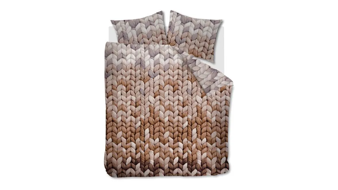 Ariadne at Home Douillet housse de couette marron