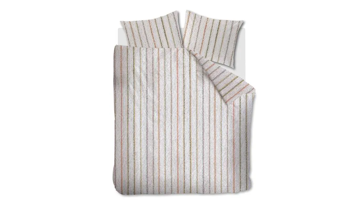 Ariadne at Home Soft Lines housse de couette blanc cassé