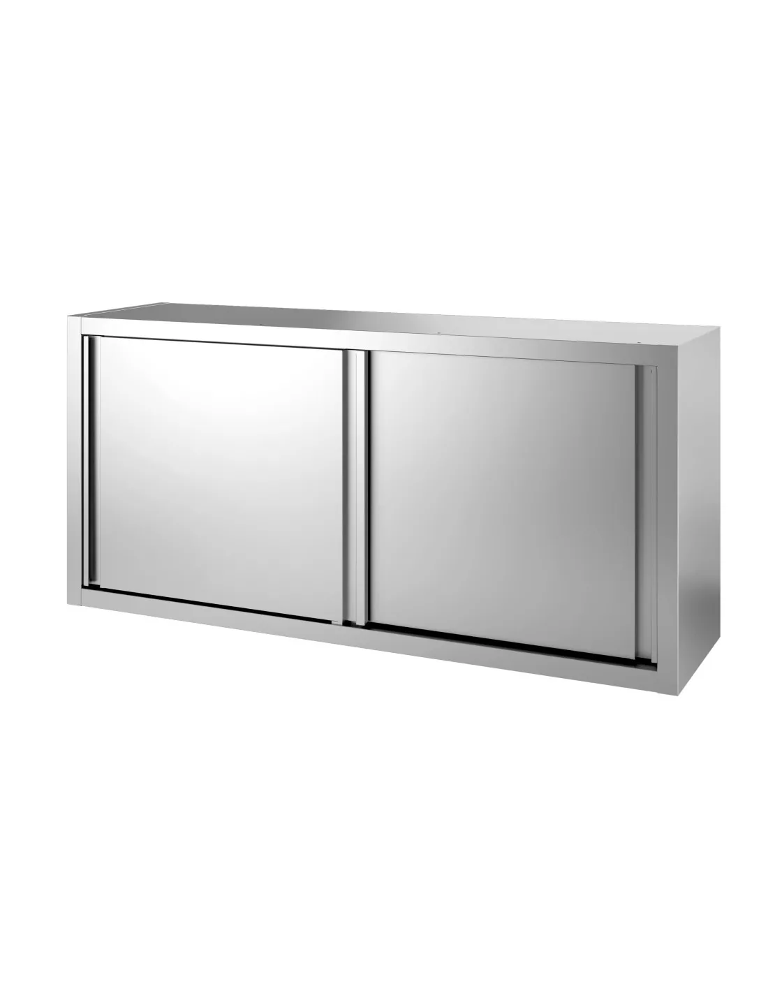 ARMOIRE SUSPENDUE INOX 304 P. COULISSANTES  L (en mm) : 1 000 - P (en mm) : 400 H (en mm) : 660