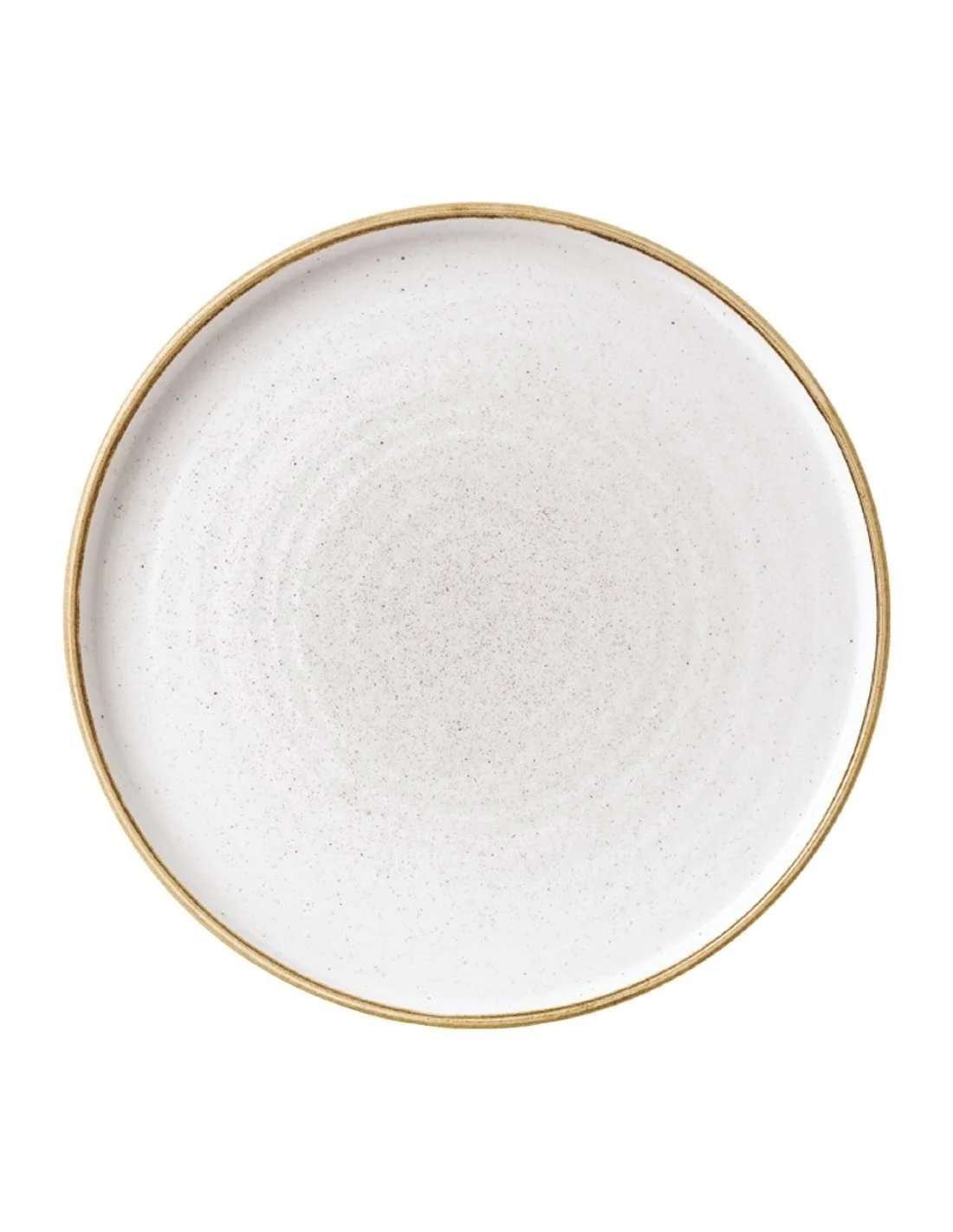 Assiettes avec rebord Churchill Stonecast Barley White 260mm (Lot de 6)