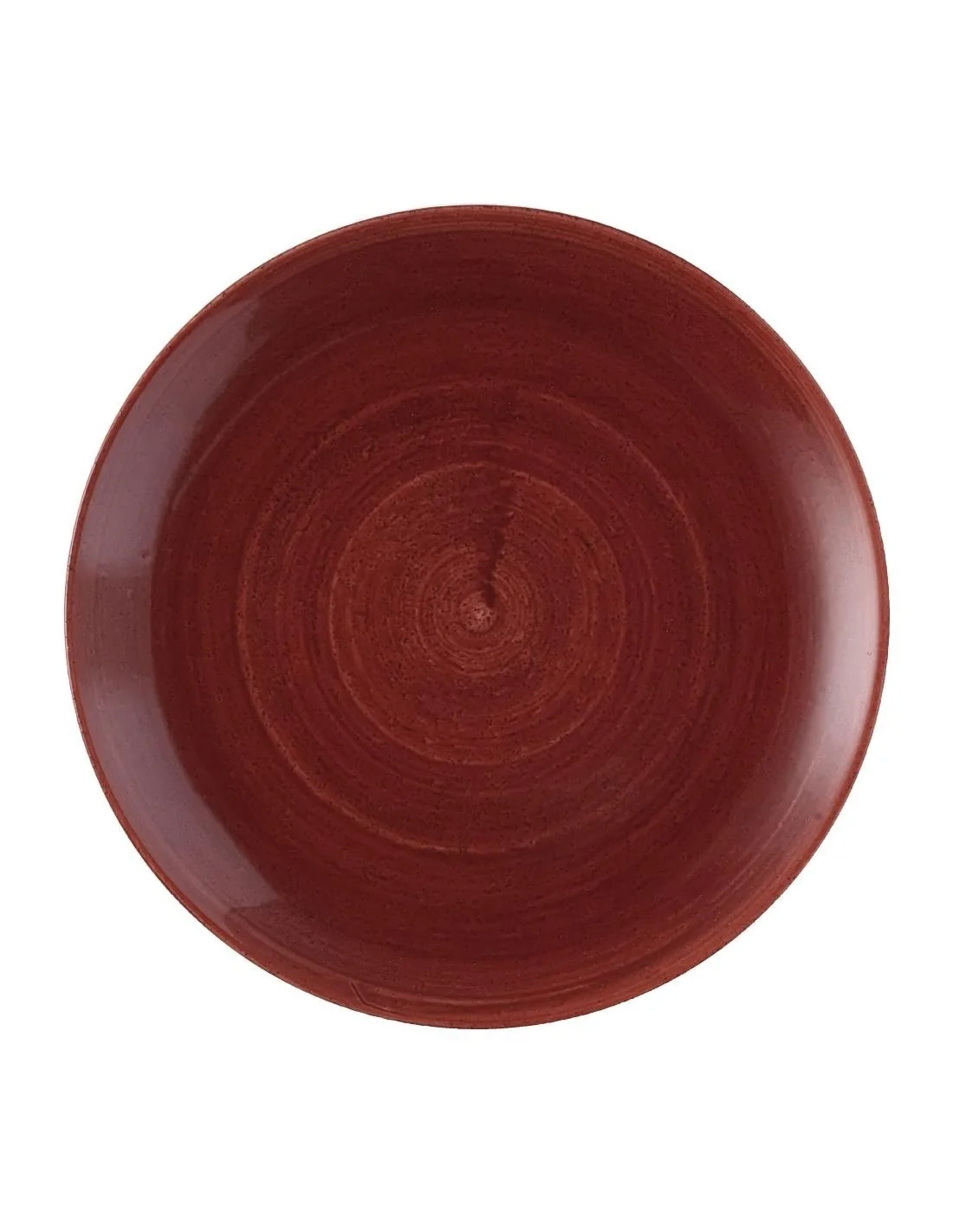 Assiettes avec rebord Churchill Stonecast Patina Evolve Red Rust 288mm (Lot de 12)