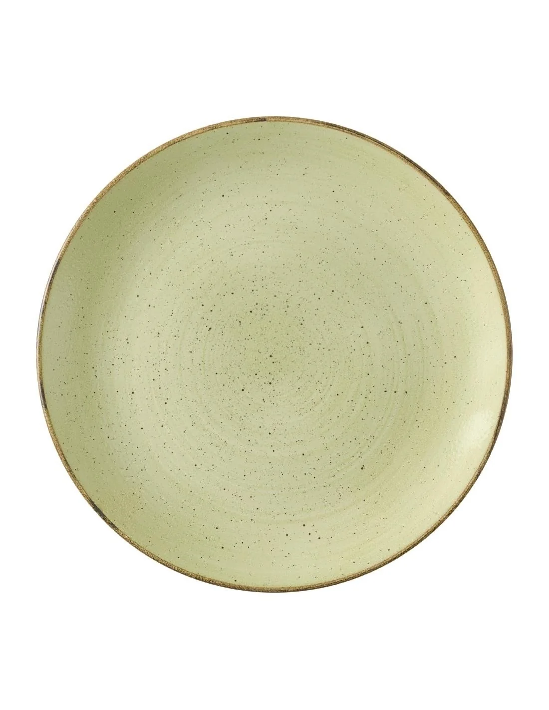 Assiettes avec rebord Churchill Stonecast Raw Green Evolve 165mm (Lot de 12)