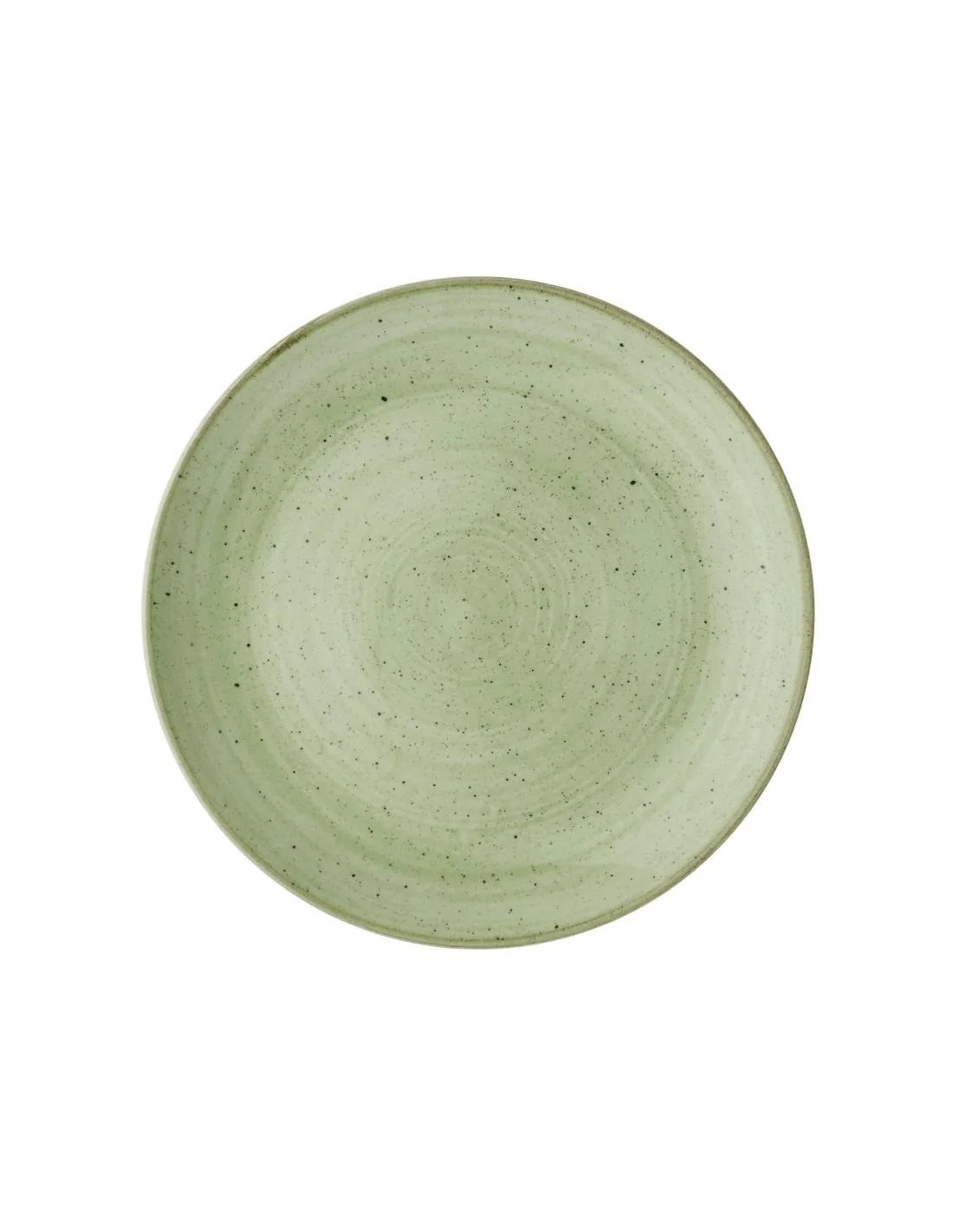Assiettes avec rebord Churchill Stonecast Sage Green 228mm (Lot de 12)