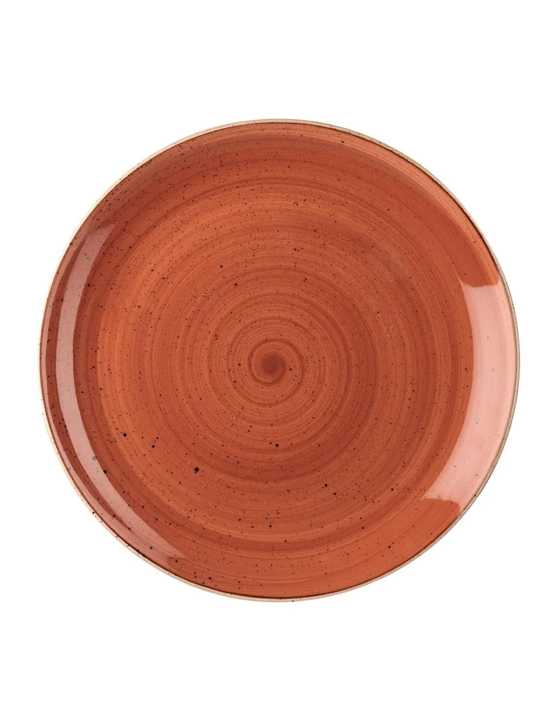 Assiettes avec rebord Churchill Stonecast Spiced Orange Evolve 324mm (Lot de 6)