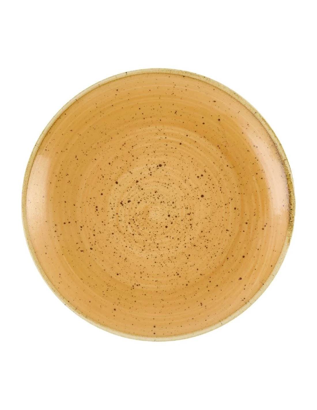 Assiettes avec rebord Churchill Stonecast Tangerine 165mm (Lot de 12)