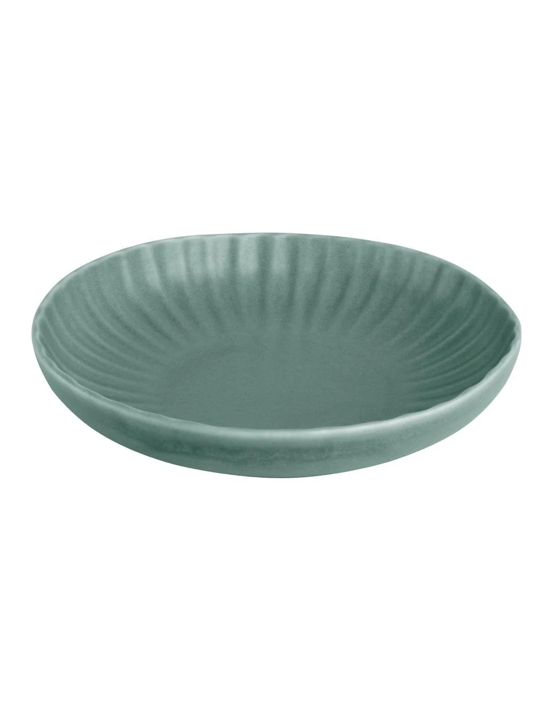Assiettes calottes Olympia Corallite vertes 220mm (lot de 6)