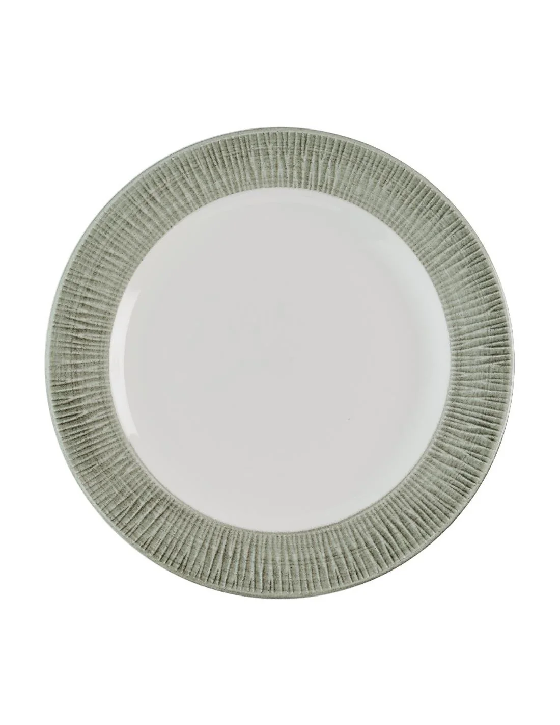 Assiettes classiques Churchill Bamboo Ceramic Spinwash Alpine 233mm (Lot de 12)