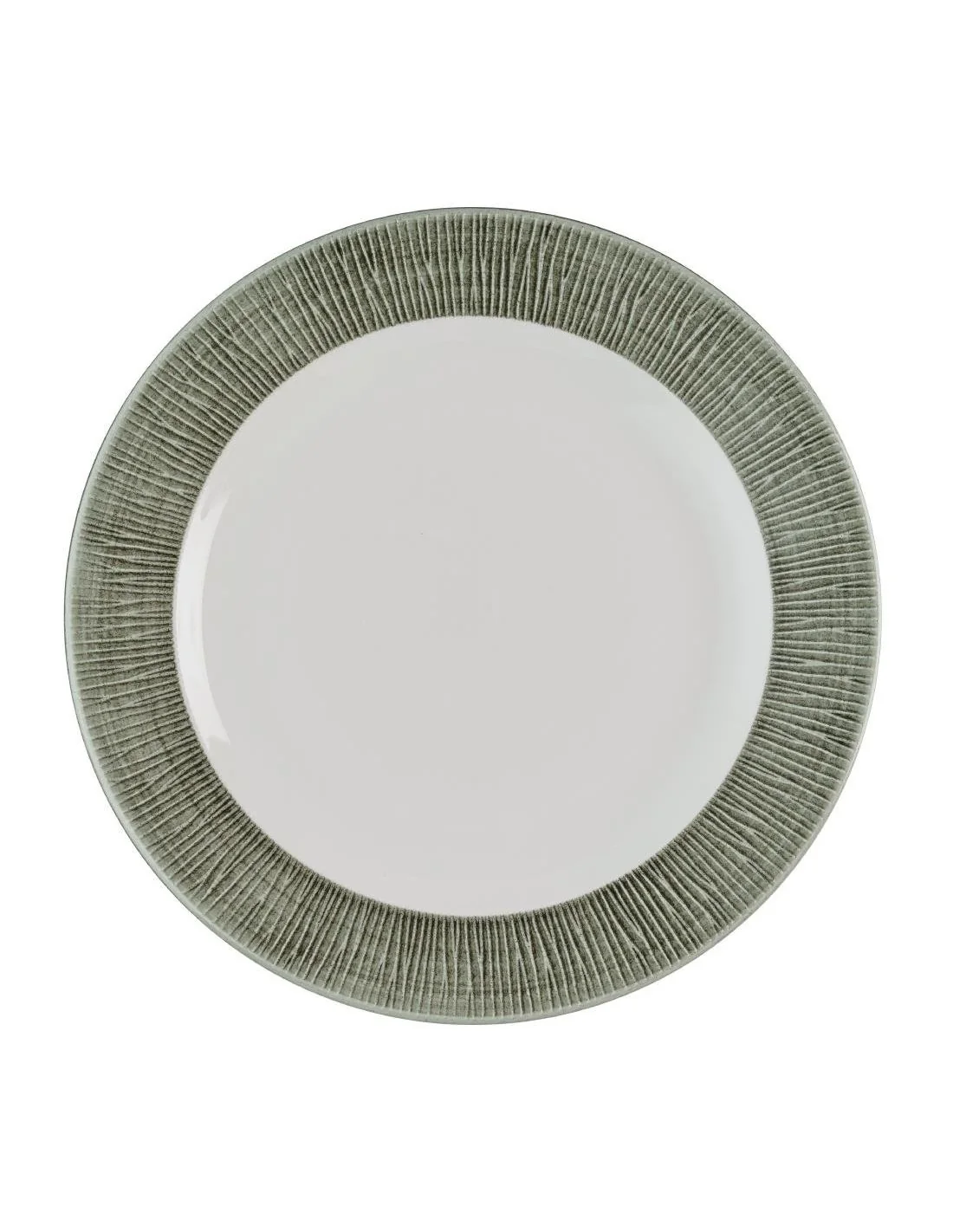 Assiettes classiques Churchill Bamboo Ceramic Spinwash Alpine 273mm (Lot de 12)