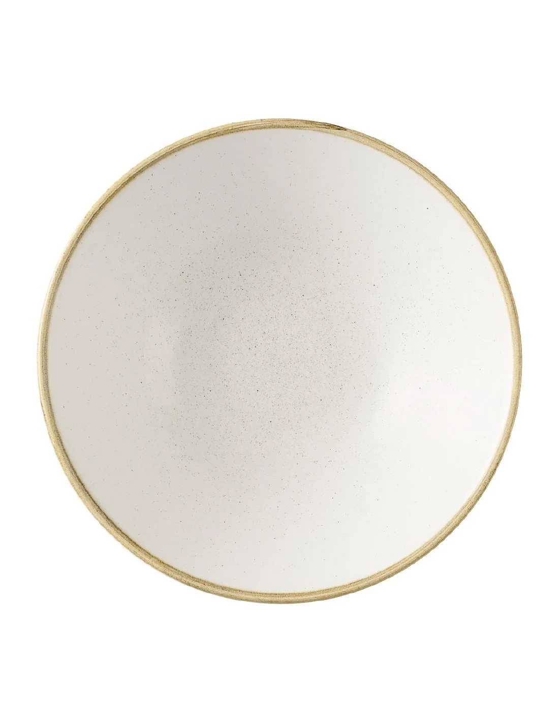Assiettes creuses rondes Churchill Stonecast Barley White 180mm (Lot de 6)