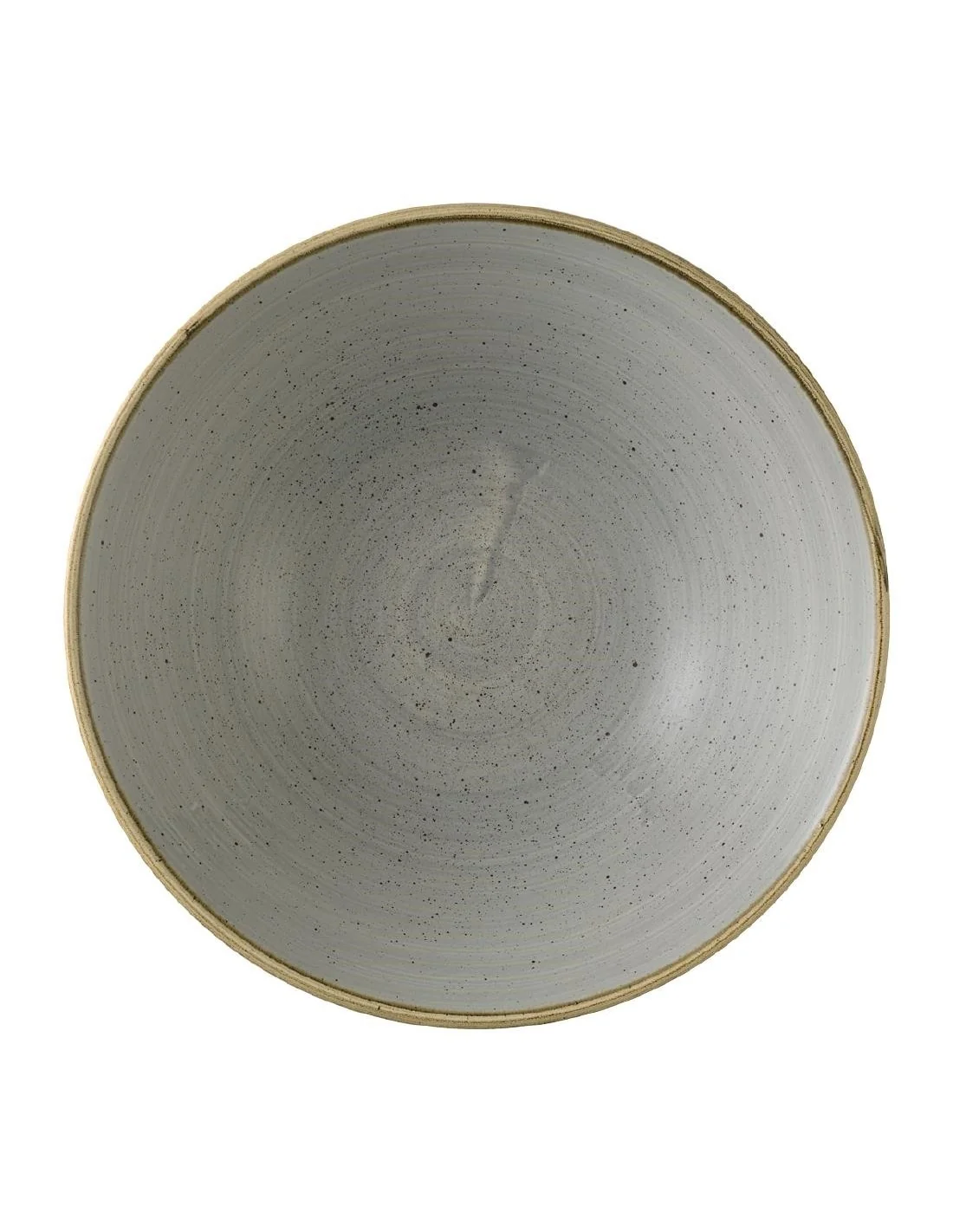 Assiettes creuses rondes Churchill Stonecast Grey 205mm (Lot de 6)