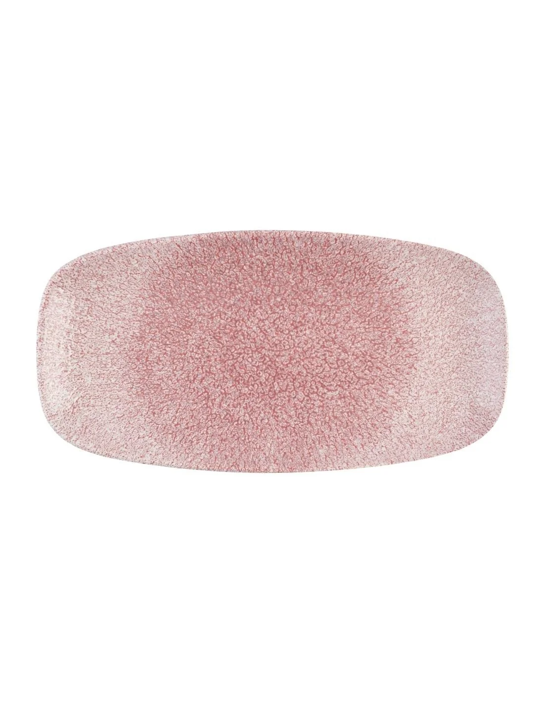 Assiettes oblongues Churchill Studio Prints Raku Rose Quartz Pink No. 3 (153 x 298mm) (Lot de 6)