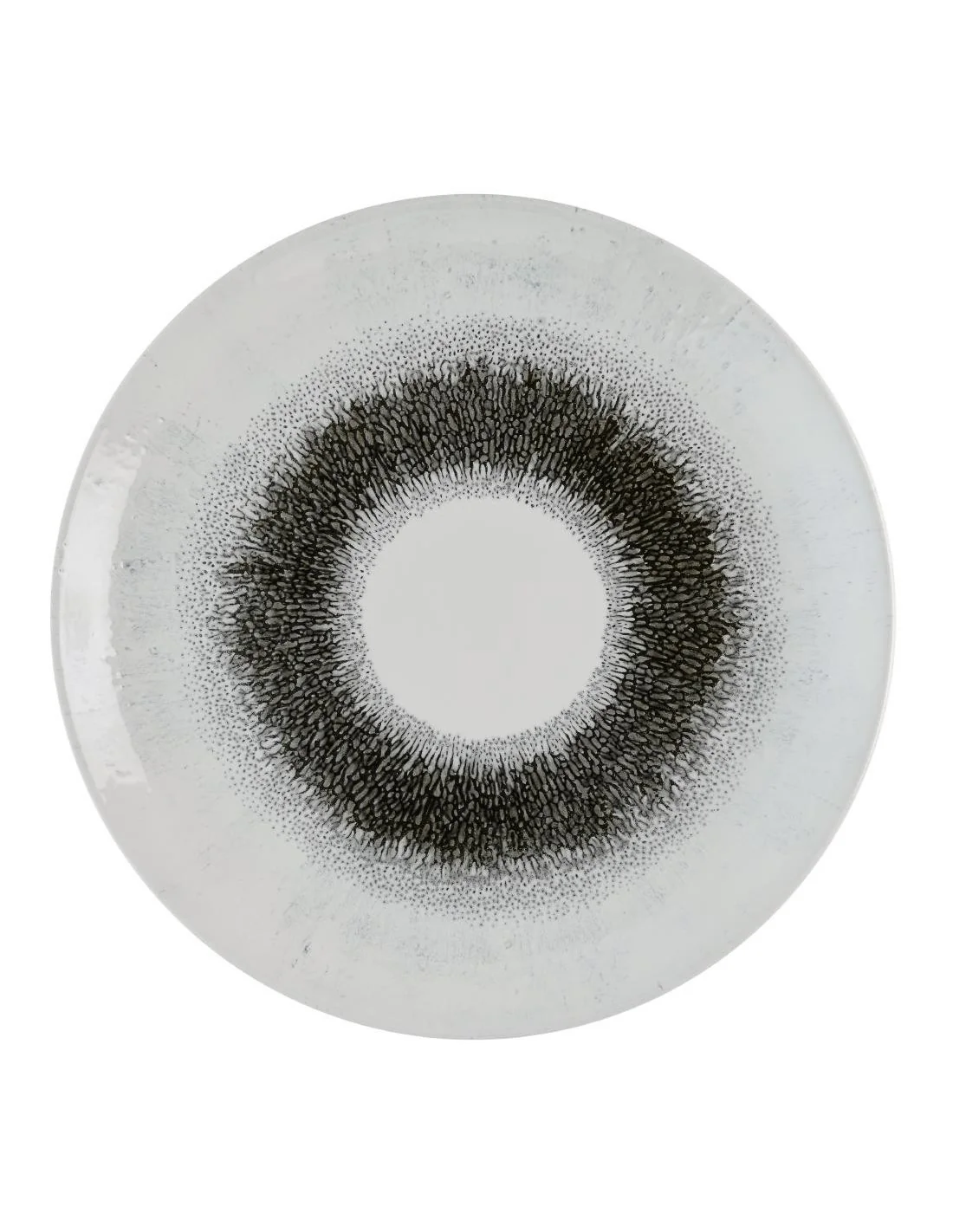 Assiettes rondes Churchill Studio Prints Fusion Black Evolve 285mm (Lot de 12)