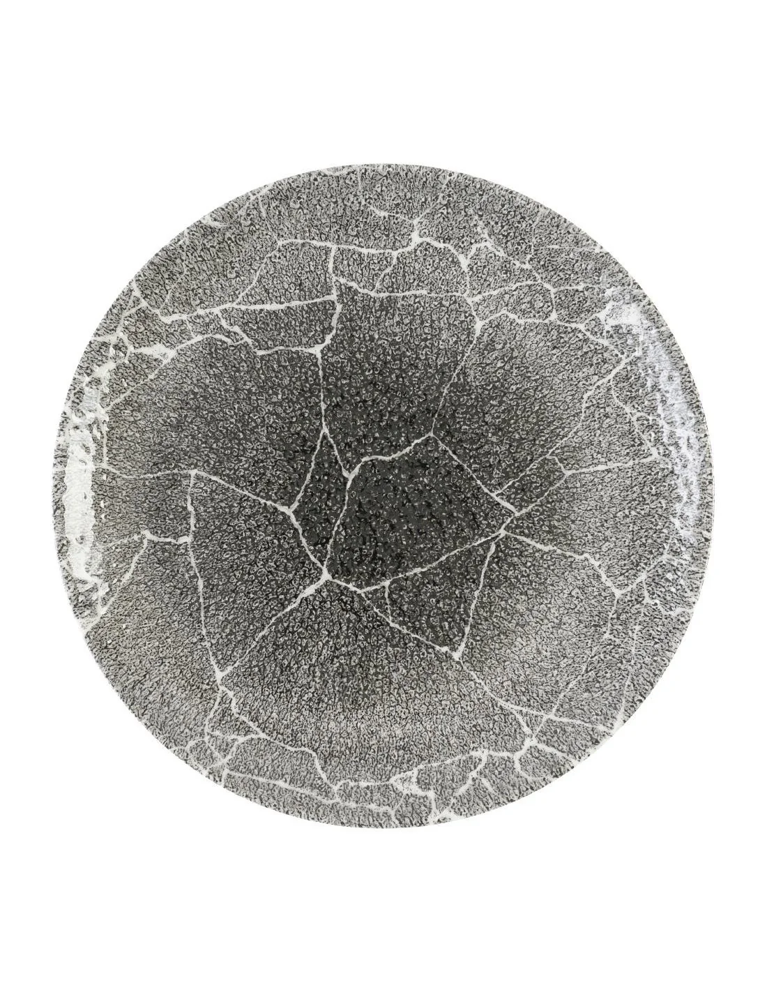Assiettes rondes Churchill Studio Prints Kintsugi Quartz Black 260mm (Lot de 12)