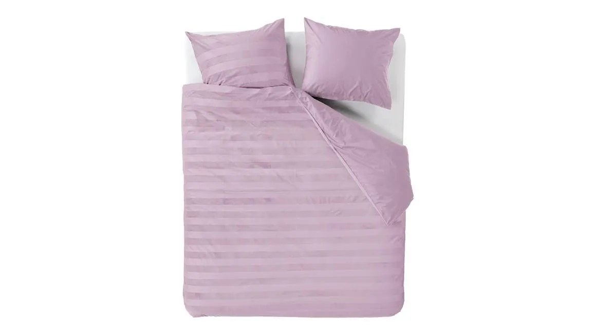 At Home Brillance Veloutée housse de couette lilas